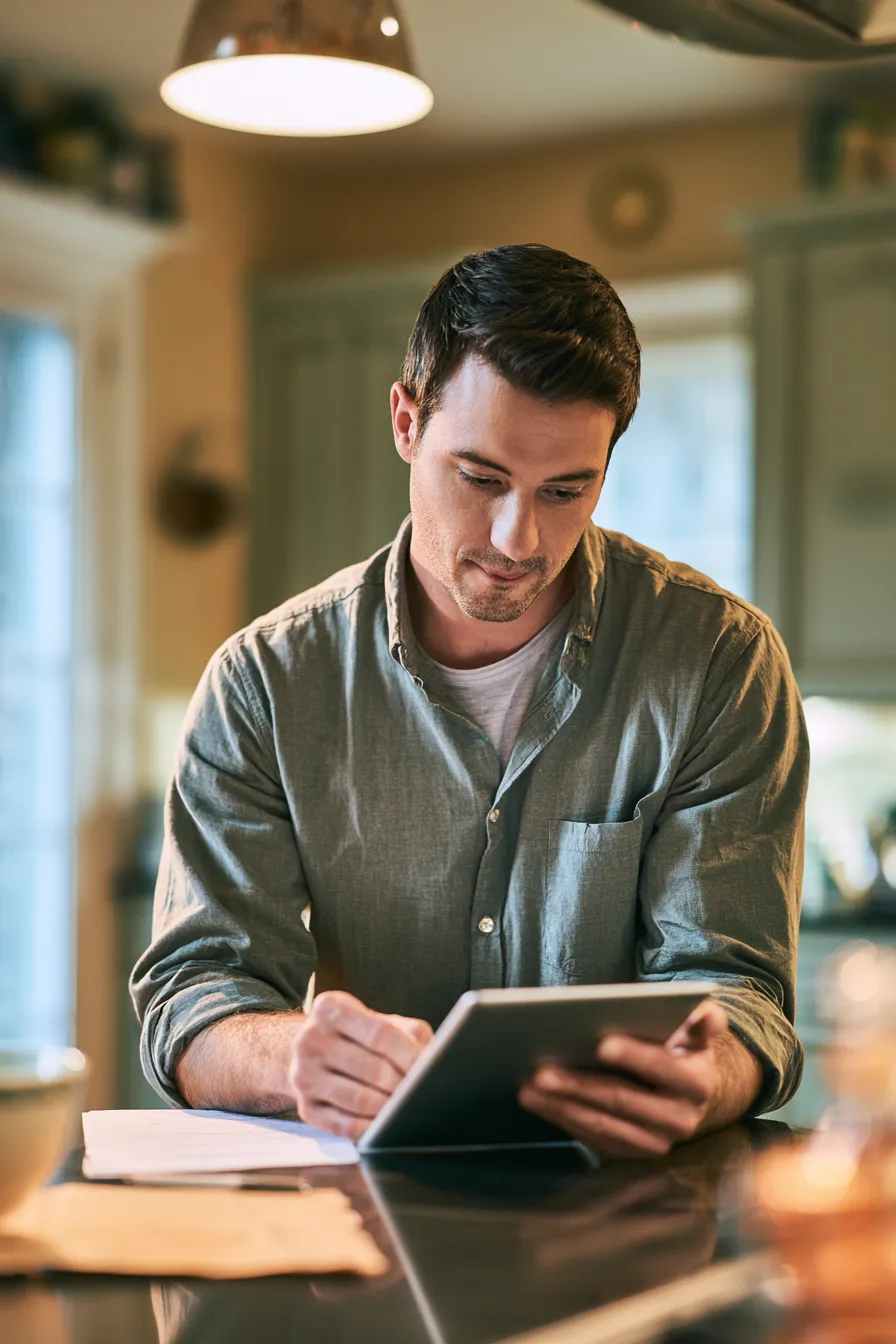 Signing personal loan agreement